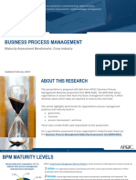 Business Process Management Maturity Assessment Benchmarks Cross Industry.