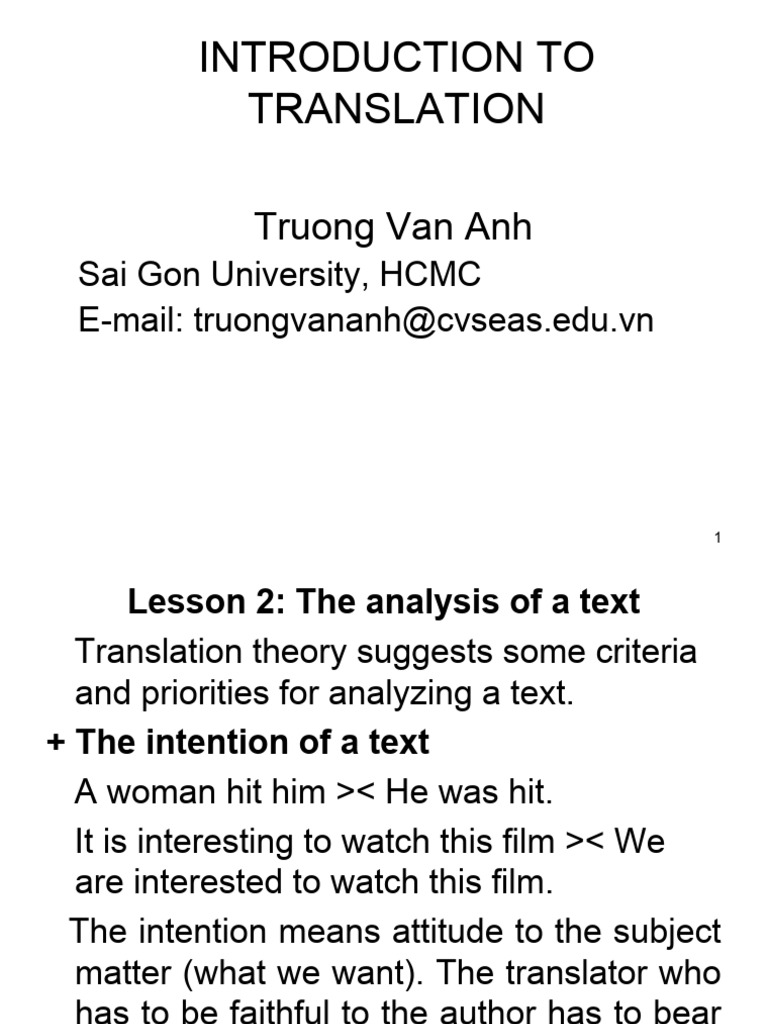 Text Analysis in Translation Theory | PDF | Metaphor | Translations