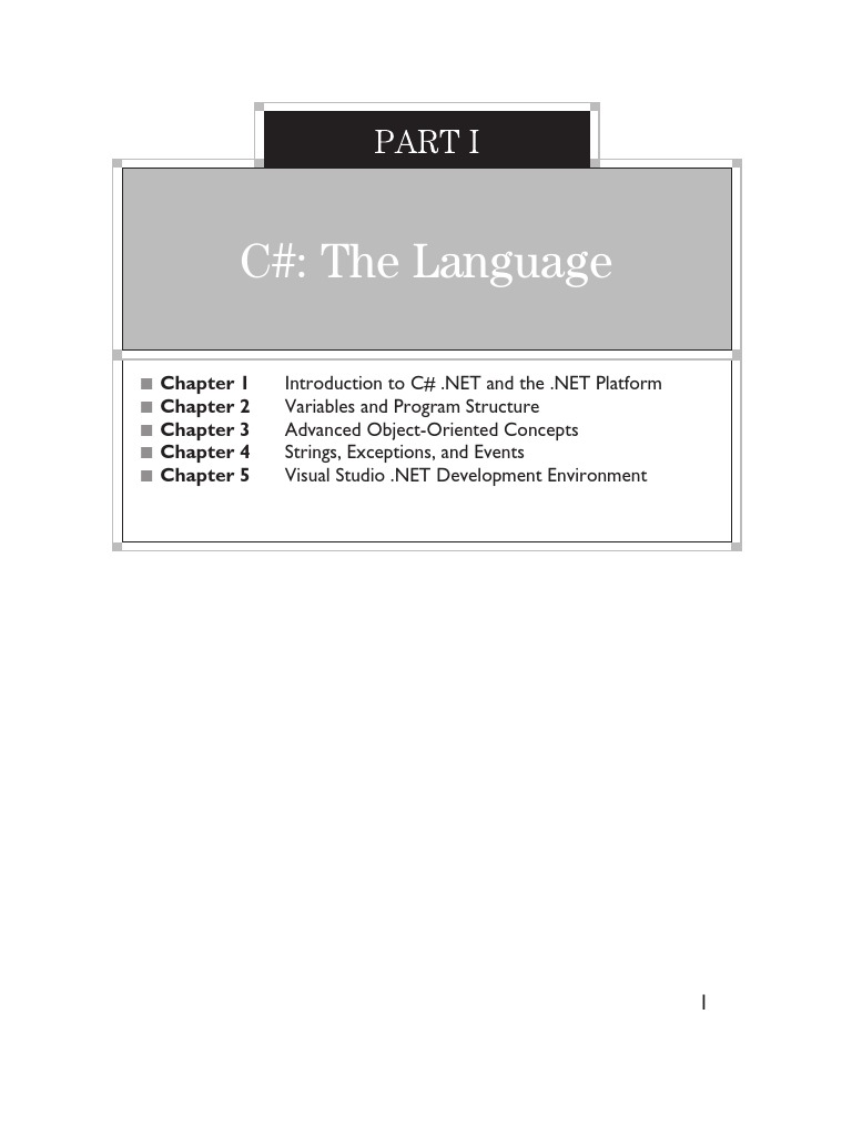 CH 01 | PDF