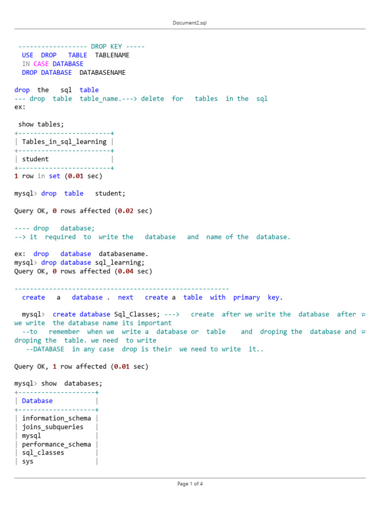 Drop Database Psql