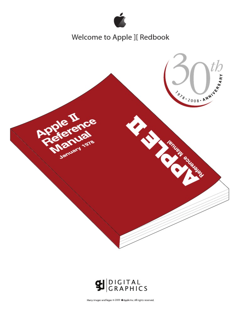 Apple II Reference Manual - The Red Book v3 | PDF | Electrical ...