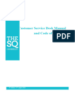Customer Service Desk Manual and Code of Conduct - August 2023