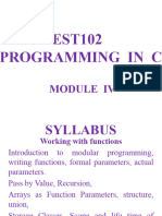EST102 Programming in C