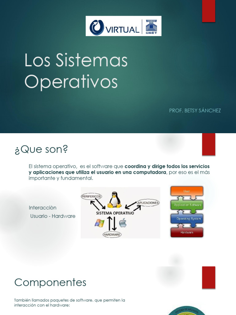 Sistemas Operativos | PDF | Sistema operativo | Hardware de la computadora