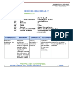 Sesión de Aprendiajes 2do GR, 5ta Semana