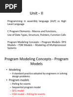 Unit II - Models