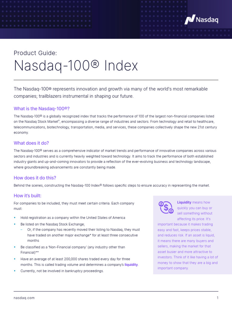 NASDAQ 100 INDEX HOW TO BUY intelligence overview