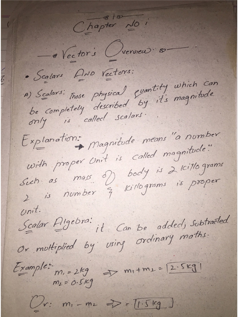 Mechanics Notes by Adnan Khan Part 1 For BSC Physics 3rd Semester ? | PDF