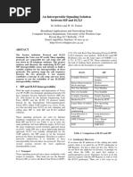 An Interoperable Signaling Solution - Between SIP and H.323 - M. Jeffries and W. D. Tucker