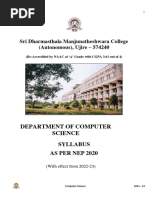 Syllabus BCA BSC New 2023 24