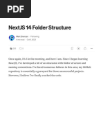 Structuring A Large-Scale Application With Next - Js 13 - App Router - by Mohammed Poolwala - Medium