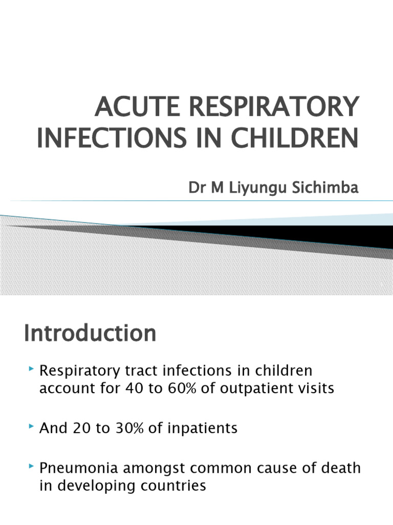 Acute Respiratory Infections in Children | PDF | Pneumonia ...