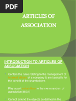 Article of Association