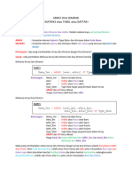 Materi Tambahan Array Matriks