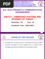 Unit I 20ec211 Es &iot