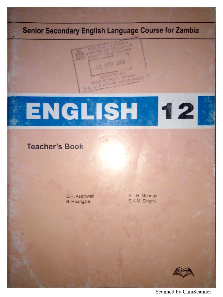 English 12 Teacher's Book-3 | PDF