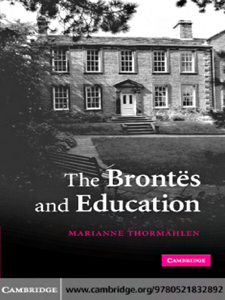 Thormahlen, Marianne - The Brontes and Education | PDF | Brontë Family ...