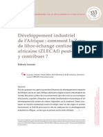 Ferdi p333 Developpement Industriel de L Afrique Comment La Zone de