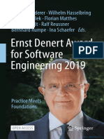 Ernst Denert Award for Software Engineering 2019