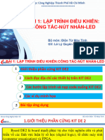 Bai 1 - Lap Trinh Dieu Khien Cong Tac, Nut Nhan, Led