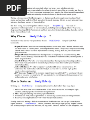 Daft Punk Homework