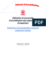 tunac Définition d'une portée d'accréditation des organismes de contrôle