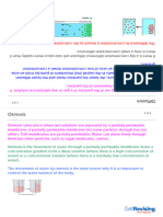 Diffusion Osmosis and Active Transport