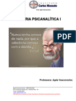APOSTILA PSICANÁLISE I - Agda Vasconcelos PDF