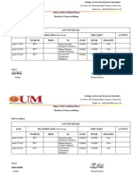 3rd Years Itinerary 2