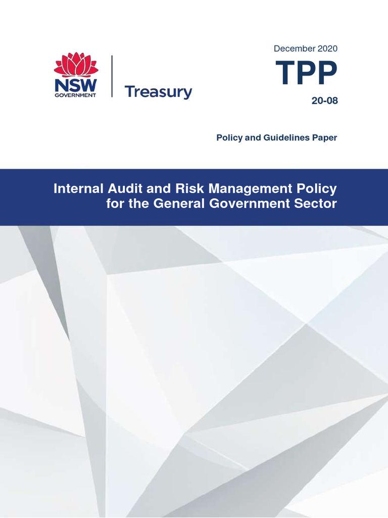 tpp20 08 - Internal Audit and Risk Management Policy - Rev1 2 | PDF ...