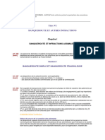 Titre VI Banqueroute Et Autres Infractions