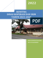 Renstra Dinas Koperasi Dan Ukm 2023-2026