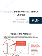 Architectural Services & Scale of Charges