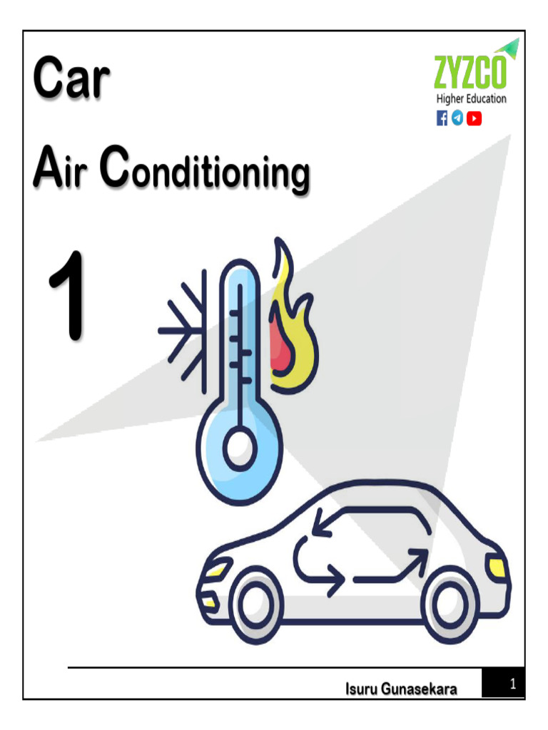 Air Conditioning - 1 - Zyzco Higher Education | PDF