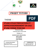 PROJET TUTORE Sur L'élevage de Porc