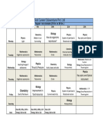 Regular Test Schedule - For Jee Howard 5