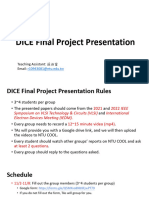 DICE Final Project Presentation