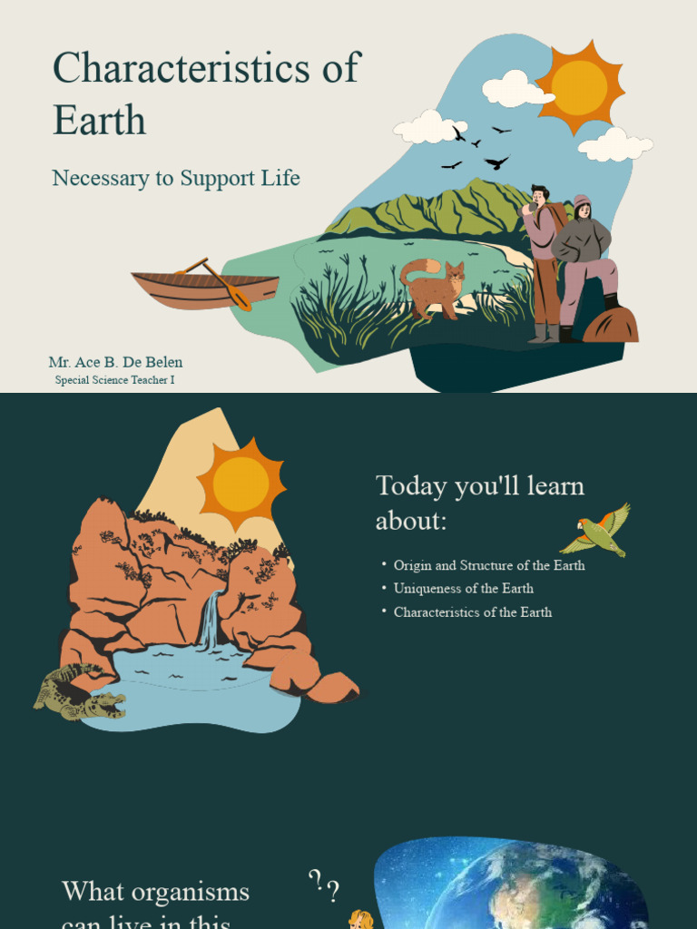 Earth Sci Week 1 | PDF | Earth | Life