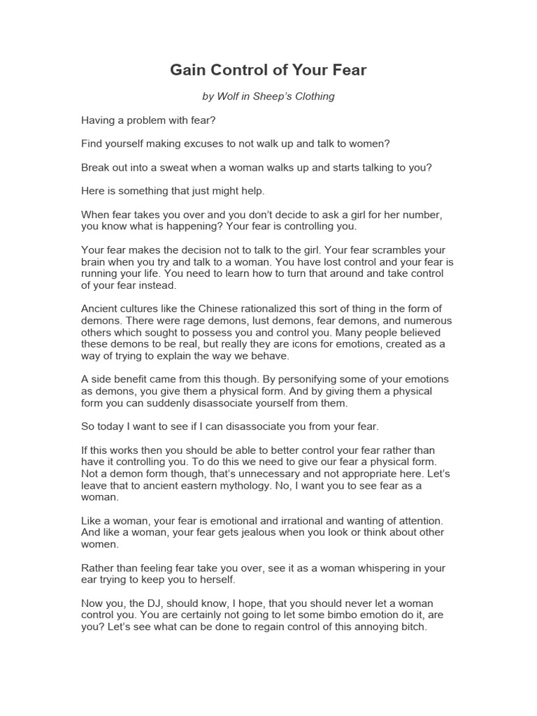 How To Gain Control Of Anger