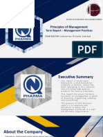 Principles of Management: Term Report - Management Practices