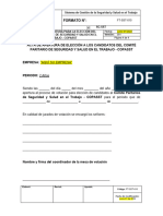 FT-SST-010 Formato de Apertura Elección del COPASST