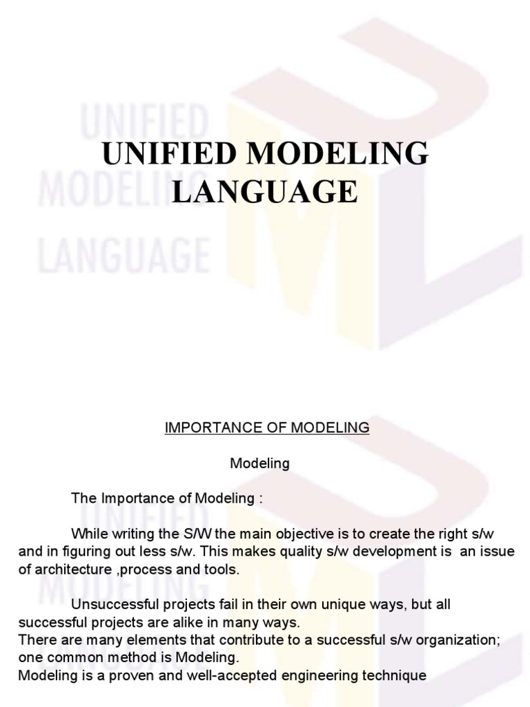 Unified Modeling Language | PDF | Object Oriented Programming ...