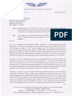 24 - 01 FIP Letter To Hon. Minister in Regards To Revision of FDTL CAR