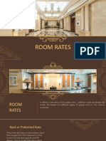 Room Rates and Interdepartmental Communication