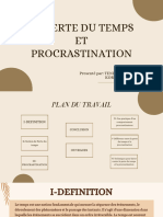 la perte du temps et procrastination