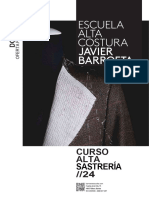 Curso Sastreria Javier Barroeta