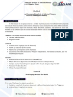 Content and Contextual Analysis of Selected Primary Sources in Philippine History