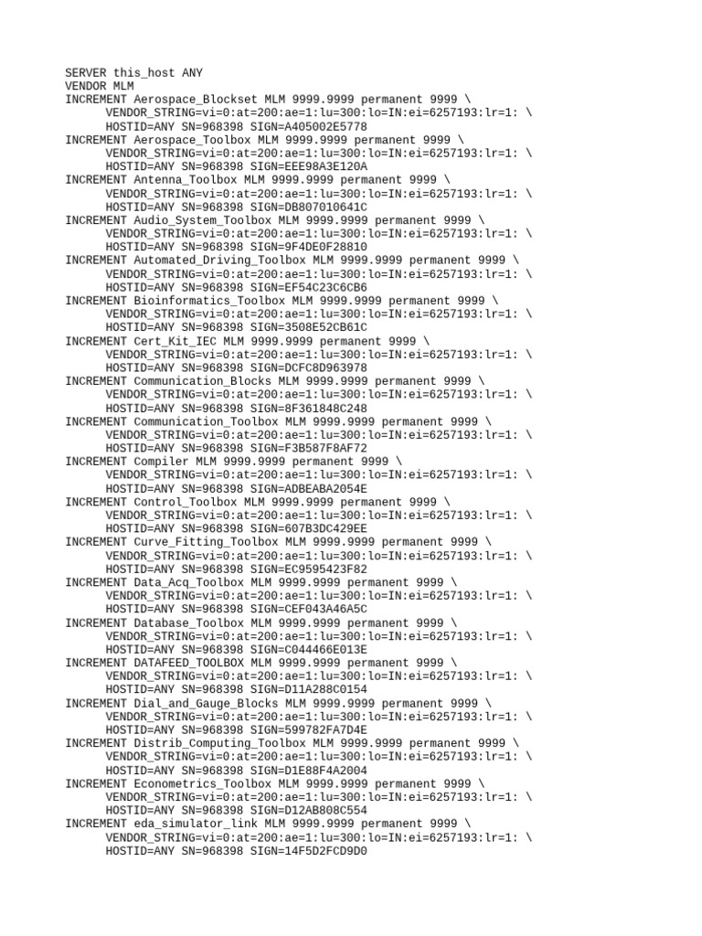 License server pdf