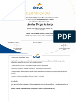 Certificado Senac - Camila Costa Meneguitte