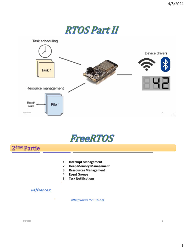Gestion des Interruptions dans FreeRTOS | PDF | Logiciel système ...